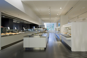 University Canteen - White Stainless Steel