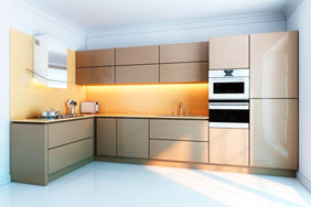 University Kitchen - Gloss Minimalist