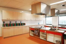 University Canteen - Red Melamine