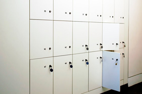 University Lockers - Matt White Finish