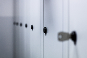 University Lockers - grey-lockers-with-keys